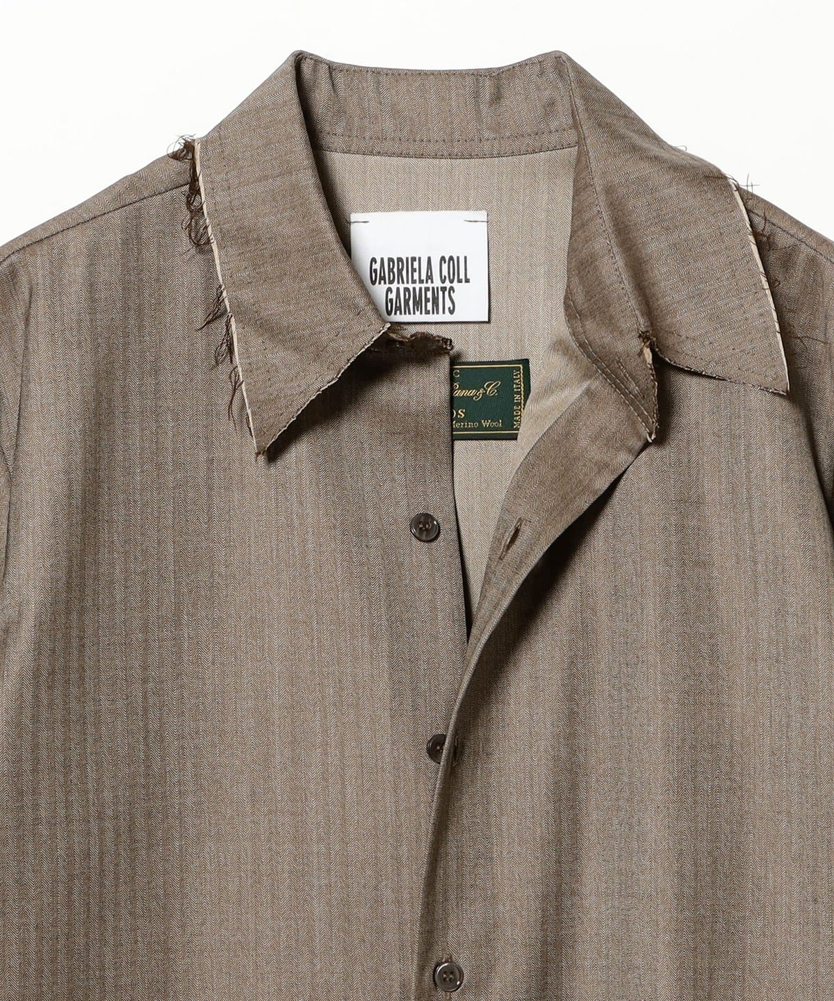 Ray BEAMS（レイ ビームス）GABRIELA COLL GARMENTS / FINE WOOL SHIRT 