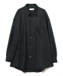 Graphpaper / Wool Smooth Flannel Oversized Regular Collar Shirt