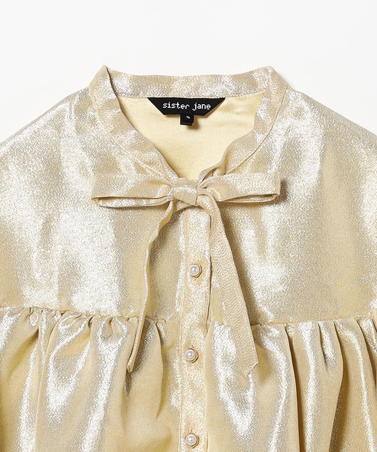 Ray BEAMS（レイ ビームス）sister Jane / Shimmy Bow Blouse（シャツ