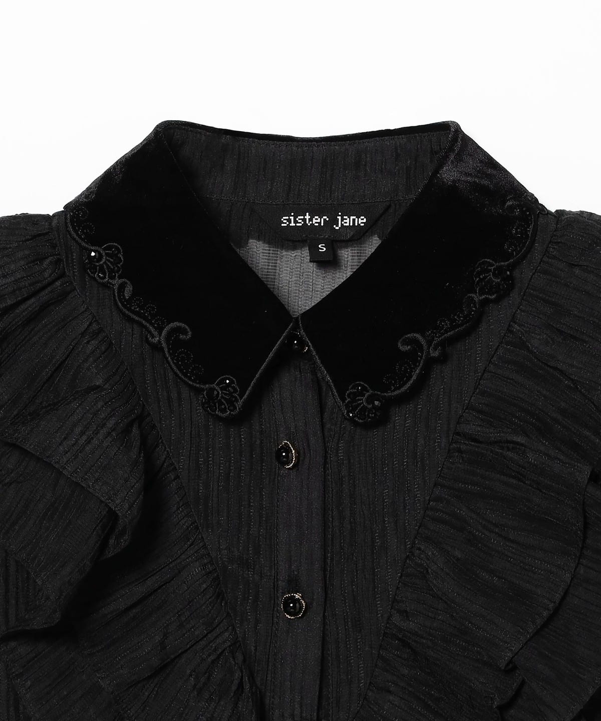 Ray BEAMS（レイ ビームス）sister jane /Kelly Ruffle Blouse（シャツ