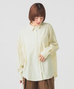 【+10%ポイントUP】ストライプ ビッグ シャツ