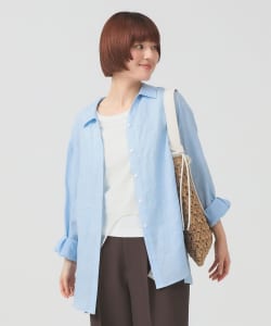 リネン スキッパー シャツ