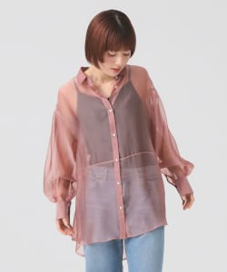 シアー ビッグ シャツ