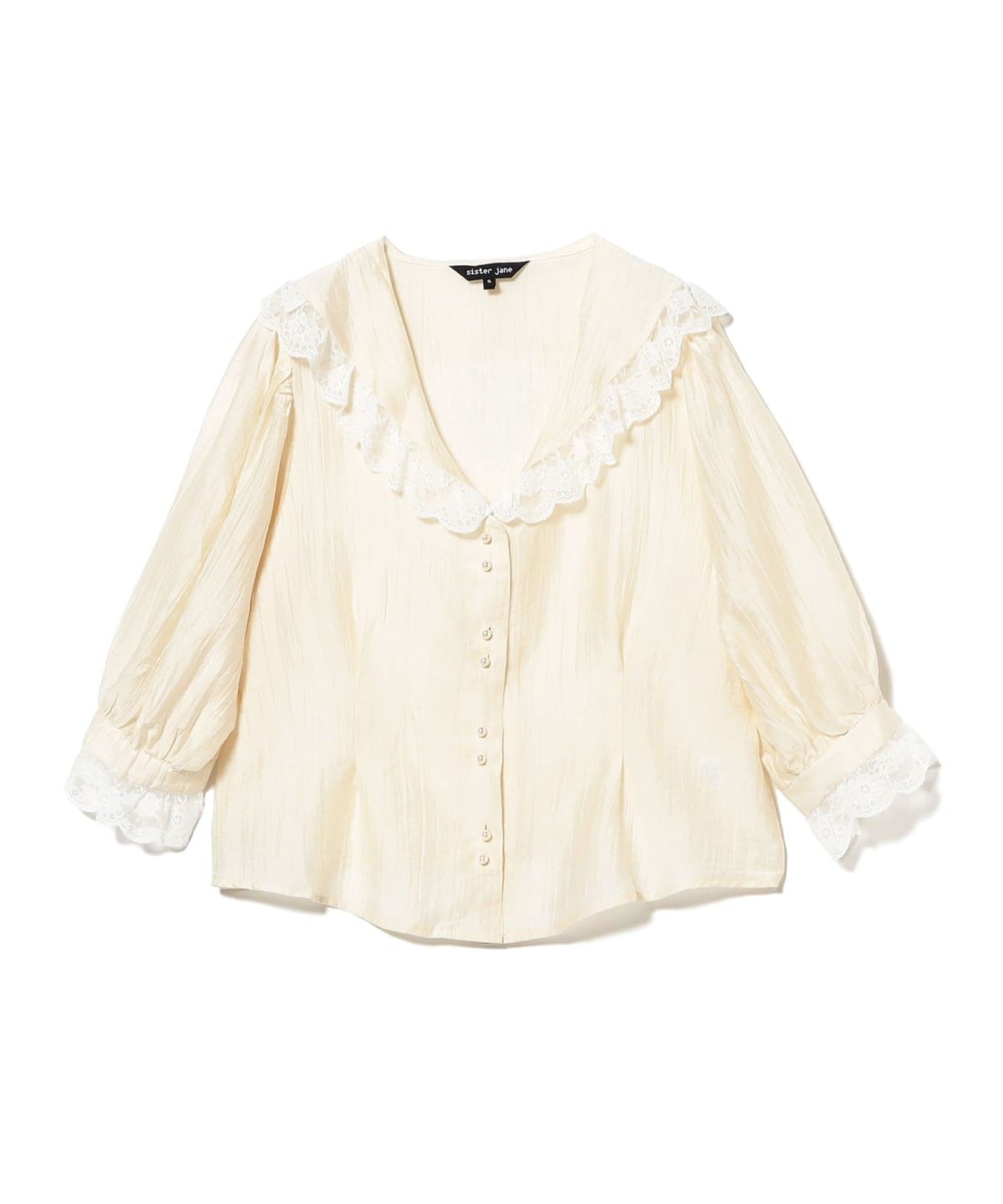 Ray BEAMS（レイ ビームス）sister jane / Silken Collar Blouse