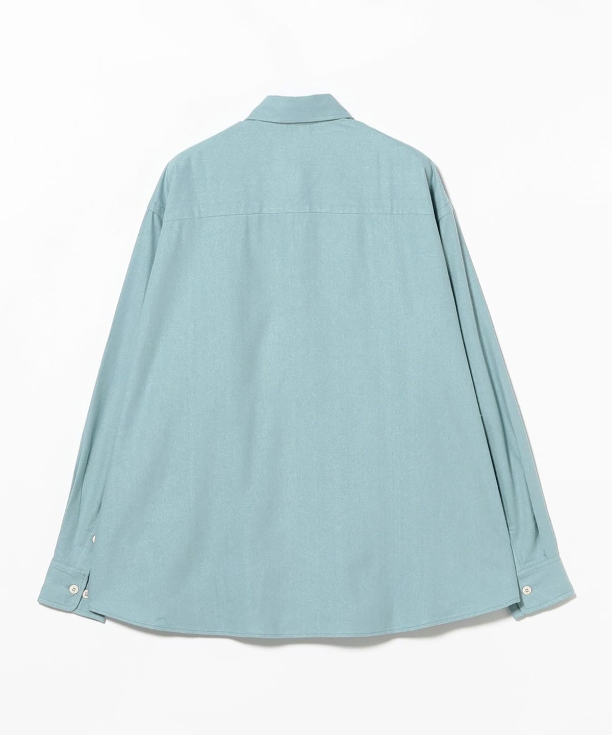 超大判/ベージュベースにパステルブルーやミントグリーン　No.743 Ray BEAMS（レイ ビームス）Baserange / Wild Shirt（シャツ・ブラウス