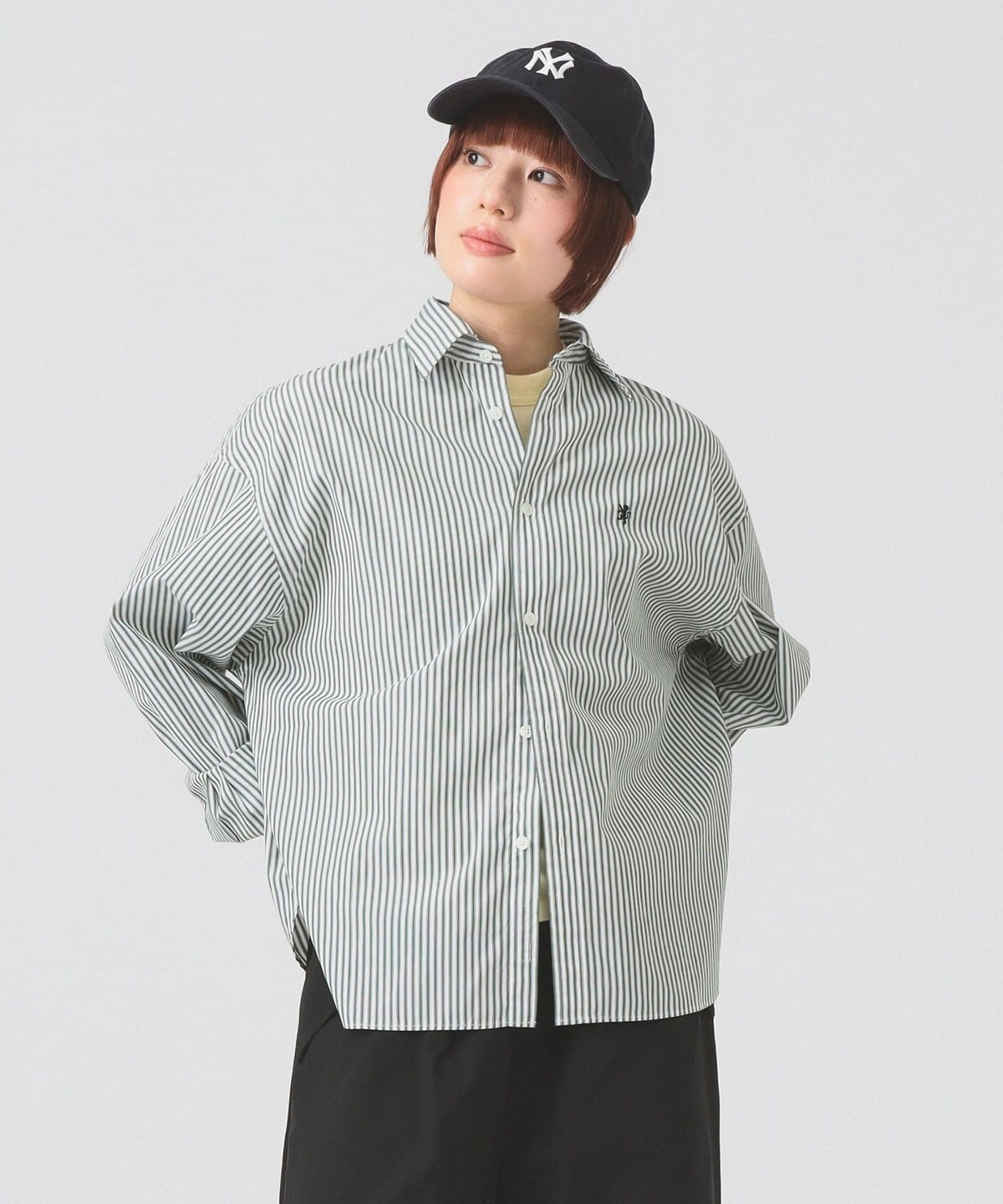 Ray BEAMS（レイ ビームス）【別注】Gymphlex / ストライプ シャツ