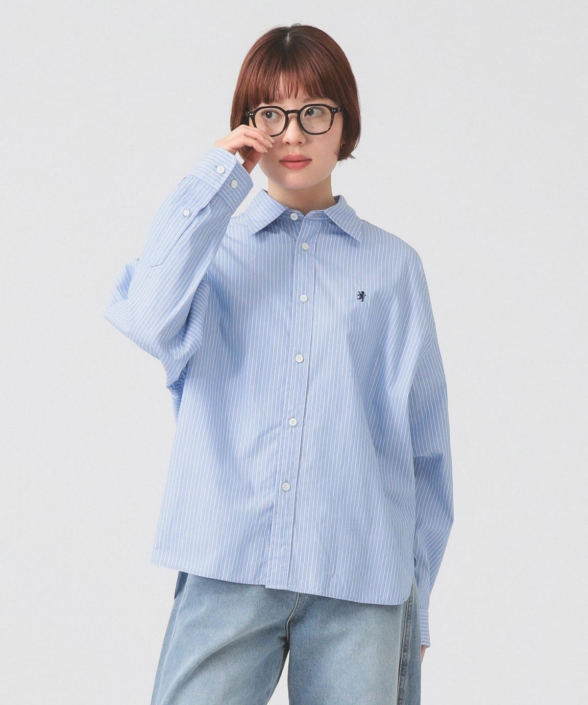 Ray BEAMS（レイ ビームス）【別注】Gymphlex / ストライプ シャツ