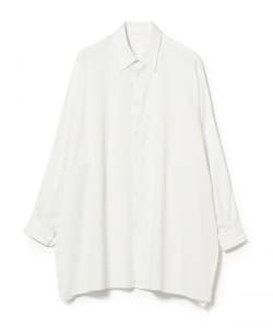 Graphpaper / Silicon Poplin Deep Slit Regular Collar Shirt