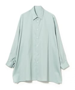 Graphpaper / Silicon Poplin Deep Slit Regular Collar Shirt