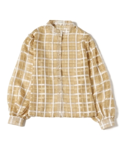 GHOSPELL / Sheer Check Blouse