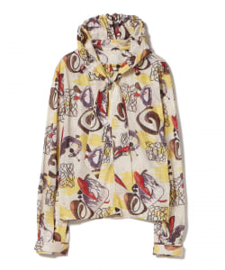 TOGA PULLA / Print Hoodie Shirt