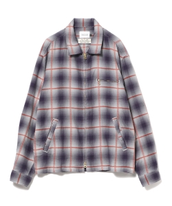 CAL O LINE / OMBRE ジップ シャツ