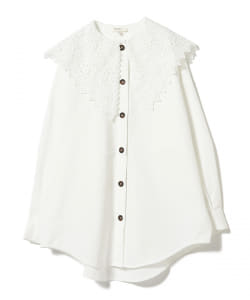 GHOSPELL / Lace Collar Shirt