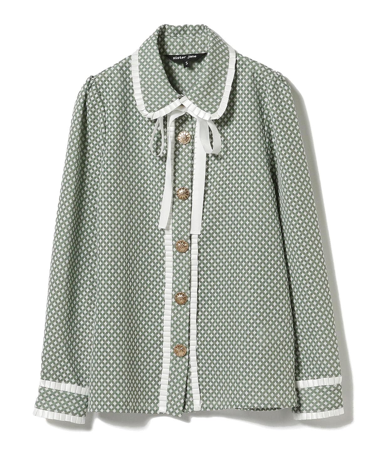 Ray Beams レイ ビームス Sister Jane Ticket Bow Shirts シャツ ブラウス カジュアルシャツ 通販 Beams