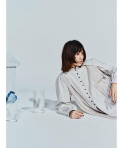 RBS / サイド プリーツ ロング シャツ