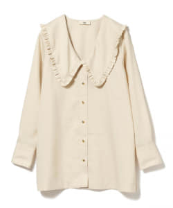 ▲○Uhr / Frill Collar Shirt