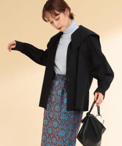 Ray BEAMS / ビッグカラー 2way シャツ