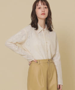 Ray BEAMS / レース シャツ