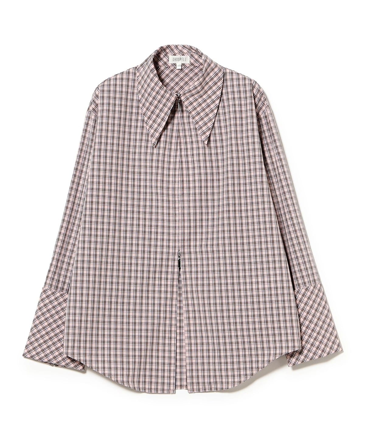 Ray BEAMS♡ブラウス Ray BEAMS（レイ ビームス）ストライプ シャーリング Vネック ブラウス