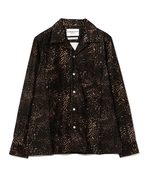 NOMARHYTHM TEXTILE / Leopard Flannel Shirt