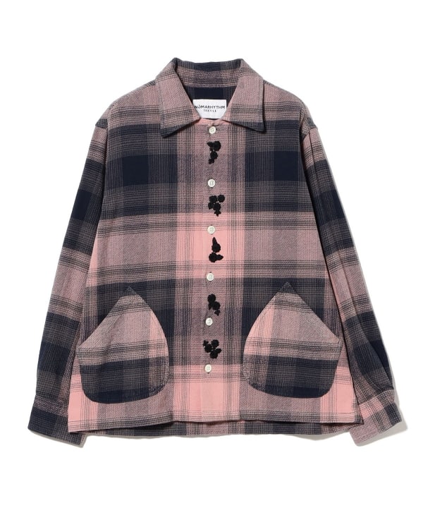 NOMARHYTHM TEXTILE / Check Flower Shirt