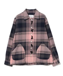 NOMARHYTHM TEXTILE / Check Flower Shirt