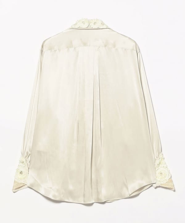 FUMIE=TANAKA / Embroidery Collar Shirt
