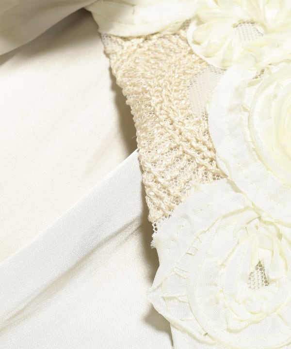 FUMIE=TANAKA / Embroidery Collar Shirt