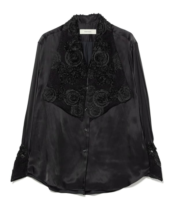 FUMIE=TANAKA / Embroidery Collar Shirt