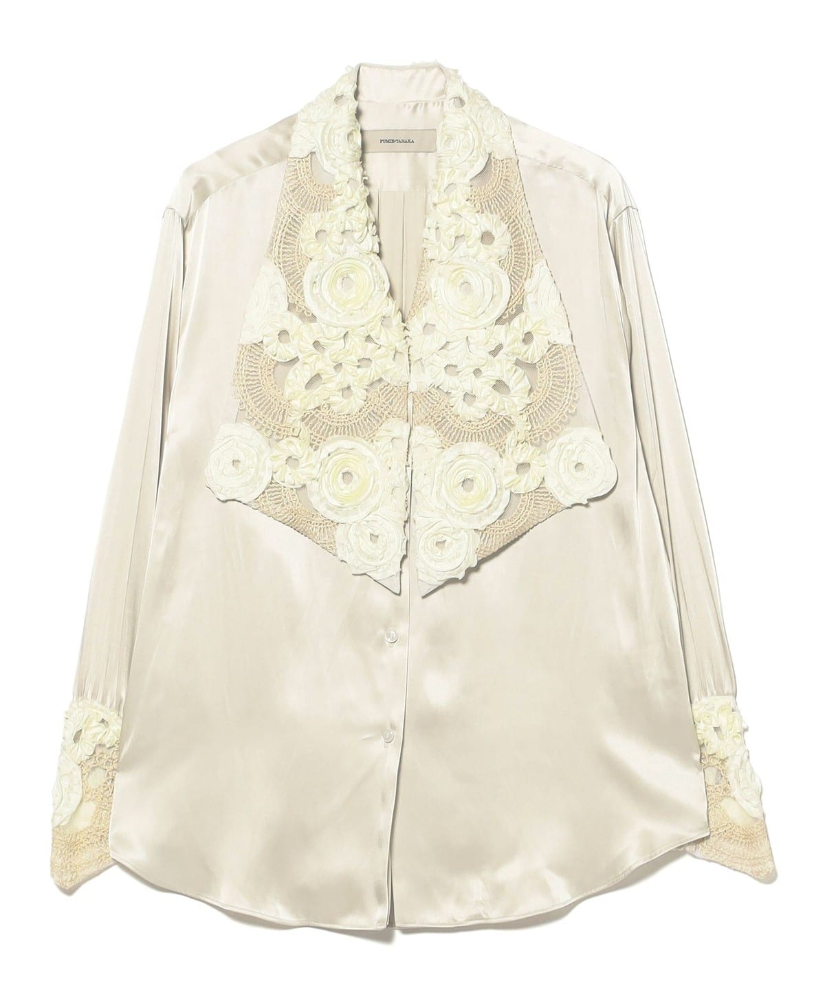 Ray BEAMS（レイ ビームス）FUMIE=TANAKA / Embroidery Collar Shirt