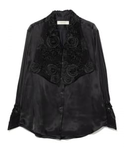 FUMIE=TANAKA / Embroidery Collar Shirt