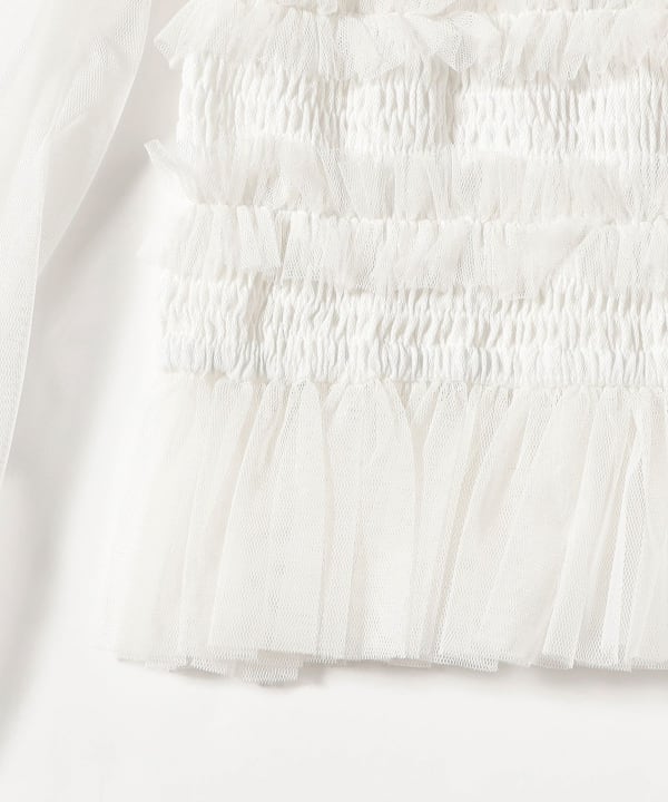 DREAM sister jane / Pigment Tulle Ruffle Tops