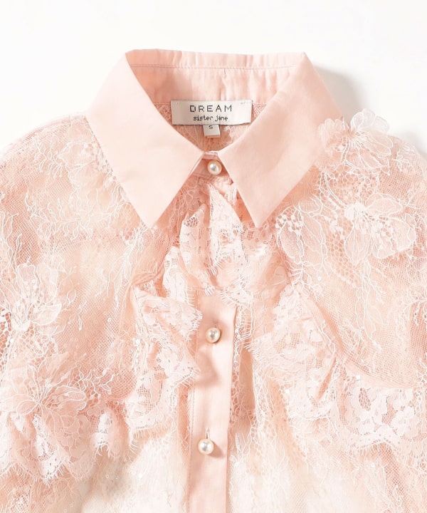 DREAM sister jane / Rose Lace Collar Blouse
