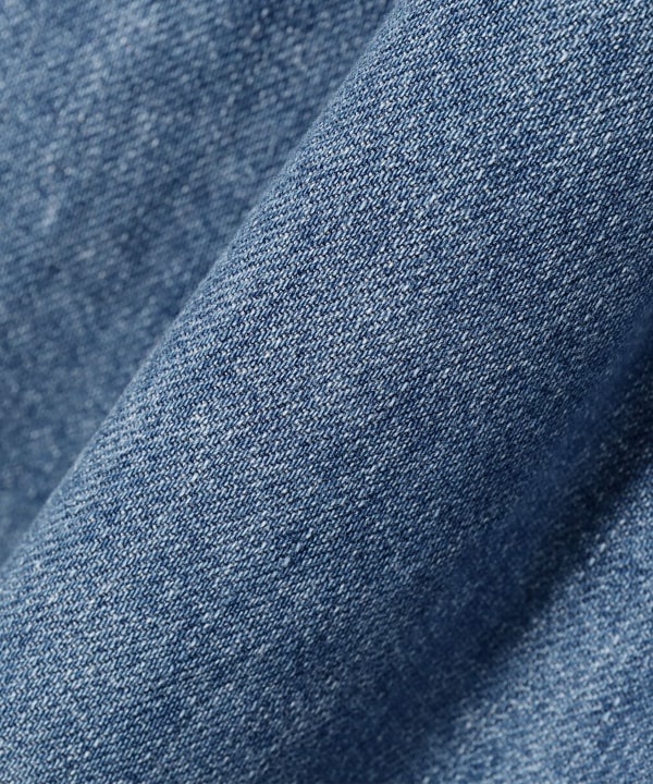 RhodolirioN / Button-down Shirt Damaged Denim