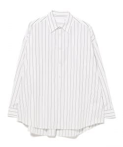 Graphpaper / SIDOGRAS Stripe Oversized Regular Collar Shirt