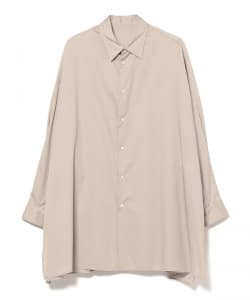 Graphpaper / Silicon Poplin Deep Slit Regular Collar Shirt