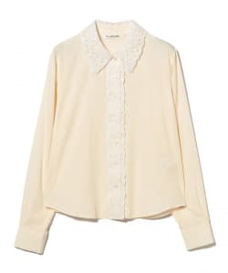 レース カラー シャツ
