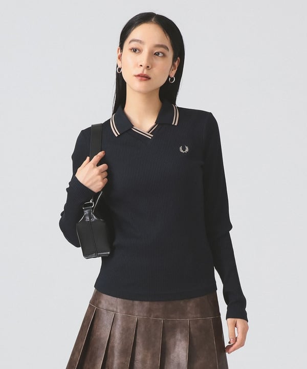【新品】FRED PERRY × Ray BEAMS 別注 ニット ポロシャツ Ray BEAMS（レイ ビームス）【別注】FRED PERRY / Twin Tipped