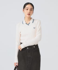 【別注】FRED PERRY / Twin Tipped Ribbed Polo Shirt