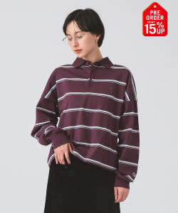 【+15%ポイントUP】【別注】Champion / ボーダー ポロシャツ