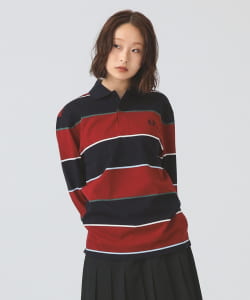 【期間限定】FRED PERRY / Heavyweight Jersey Striped Polo Shirt