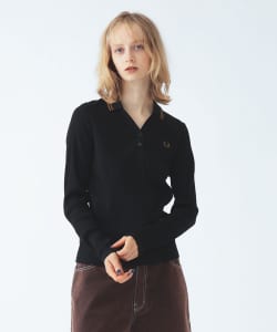 【+10%ポイントUP】【別注】FRED PERRY / リブ ポロシャツ