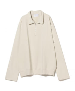 ○Graphpaper / Compact Terry Roll Up Sleeve Half Zip