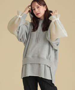 ○Yuumi ARIA × Ray BEAMS / 別注 ビッグ  スウェット パーカ