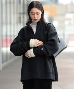 Champion × Ray BEAMS / 別注 リバースウィーブ(R) ハーフジップ スウェット