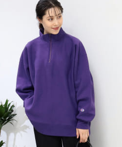 Champion × Ray BEAMS / 別注 リバースウィーブ(R) ハーフジップ スウェット