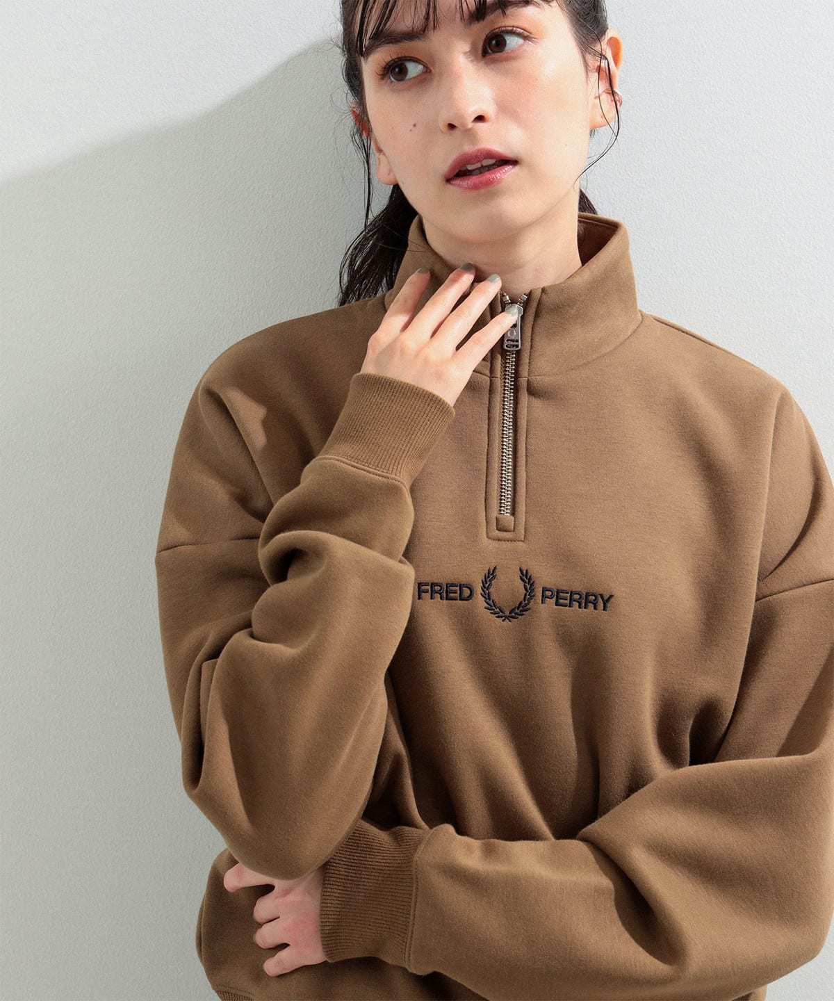 Ray BEAMS（レイ ビームス）【WEB限定】FRED PERRY / ジップ ネック