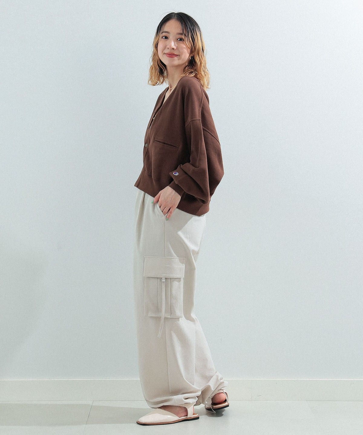 Champion×Ray BEAMS 別注リバースウィーブカーディガン Ray BEAMS（レイ ビームス）【別注】Champion / リバース