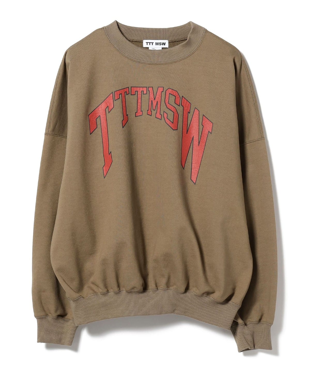 TTT_MSW College logo crew neck sweat着用回数1回 - elcofredelavida.com