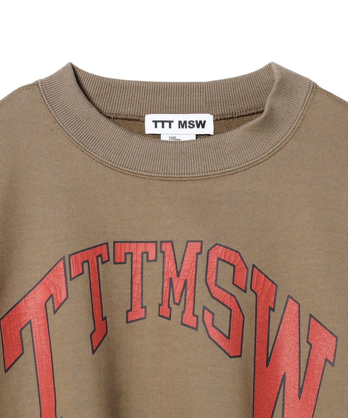 Ray BEAMS（レイ ビームス）○TTT_MSW / College Logo crew neck sweat